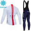 Tenue Maillot M/L + Collant à Bretelles 2021 Ineos Grenadiers Hiver Thermal Fleece N004